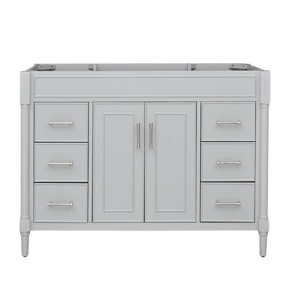 Avanity Bristol 48 in. Vanity Only in Light Gray