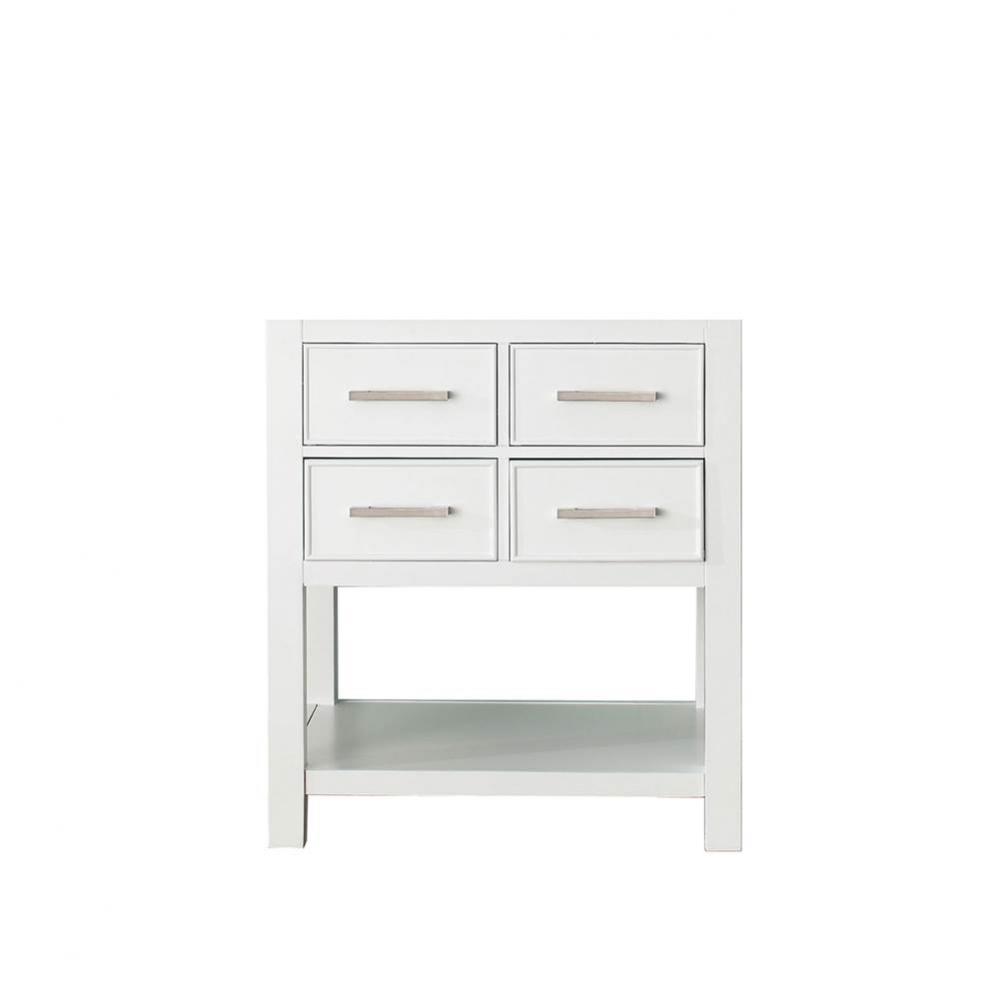 Avanity Brooks 30 in. Vanity Only in White finish