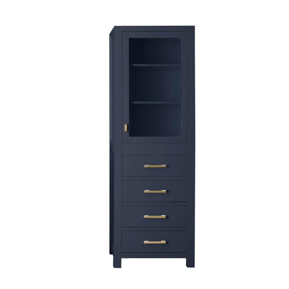 Avanity Modero 24 in. Linen Tower in Navy Blue