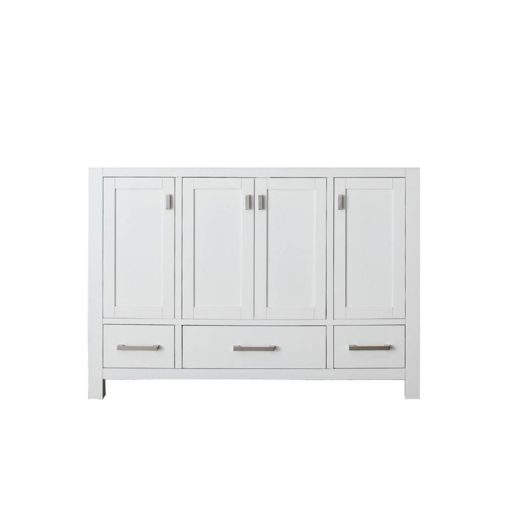 Avanity Modero 48 in. Vanity Only in White finish