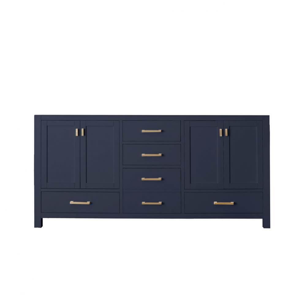 Avanity Modero 72 in. Vanity Only in Navy Blue