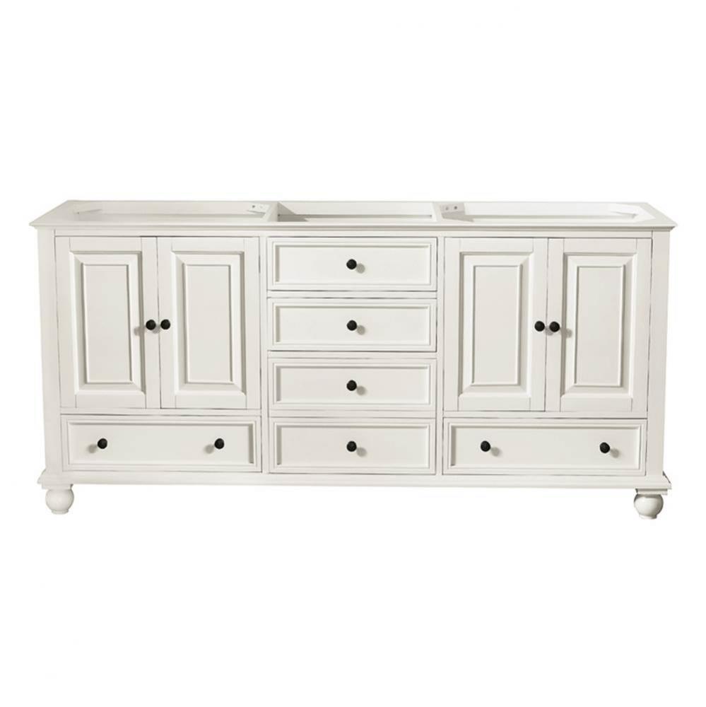 Avanity Thompson 72 in. Vanity Only in French White finish