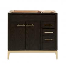 Avanity HEPBURN-V36-DC - Avanity Hepburn 36 in. Vanity Only in Dark Chocolate