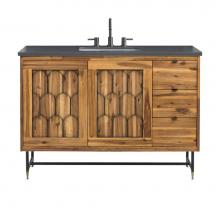 Avanity MARISCAL-VS49-WD - Avanity Mariscal 49 in. Vanity in Rustic Wood finish with Gray Quartz Top