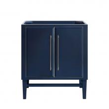 Avanity MASON-V30-NBS - Avanity Mason 30 in. Vanity Only in Navy Blue with Silver Trim