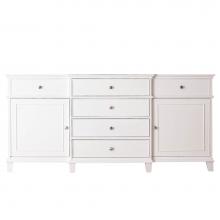 Avanity WINDSOR-V72-WT - Avanity Windsor 72 in. Vanity Only in White finish