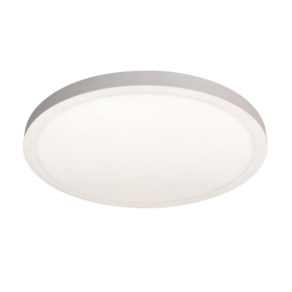 16&#34; ELO Surface Mounted LED, 2200lm / 20W, 3000K, 90+ CRI, 120V Triac/ELV or 277V Non-Dimming,