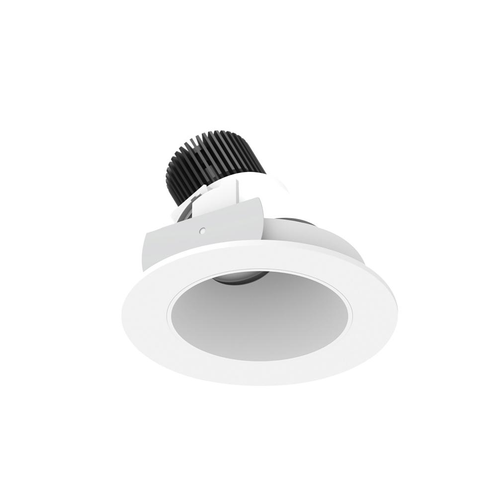 4&#34; Iolite LED Round Adjustable Slot, 800lm / 14W, Comfort Dim, Matte Powder White Reflector /