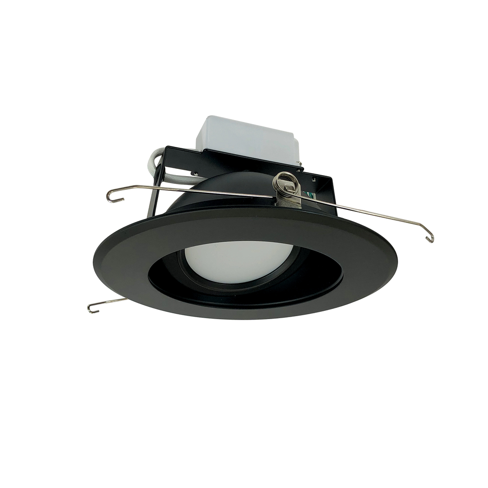 6&#34; Cobalt Adjustable LED Retrofit, 1200lm / 14W, 3000K, Black Reflector / Black Flange,