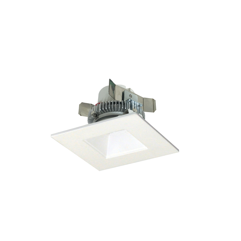 4&#34; Cobalt Click LED Retrofit, Square Reflector, 750lm / 10W, 3500K, White Reflector / White