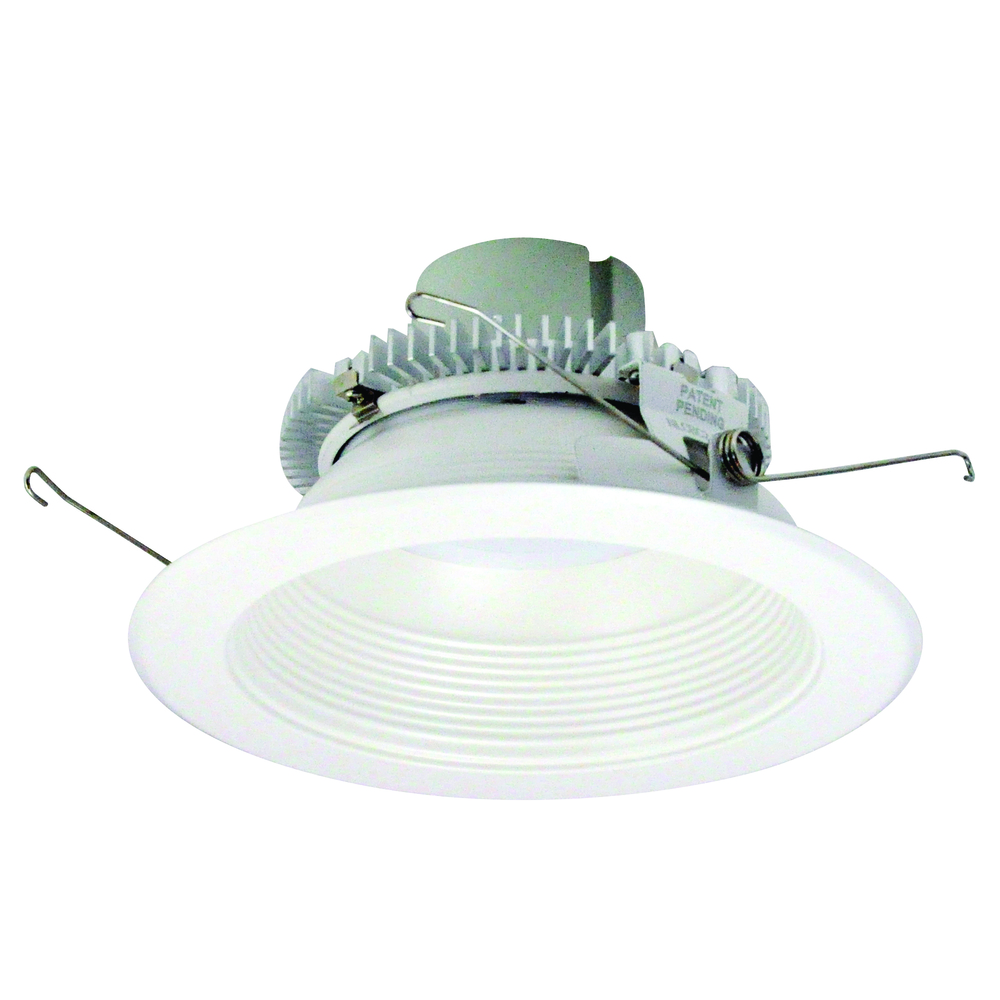 6&#34; Cobalt Click LED Retrofit, Baffle, 750lm / 10W, 3000K, White Baffle / White Flange, Pre-Wired