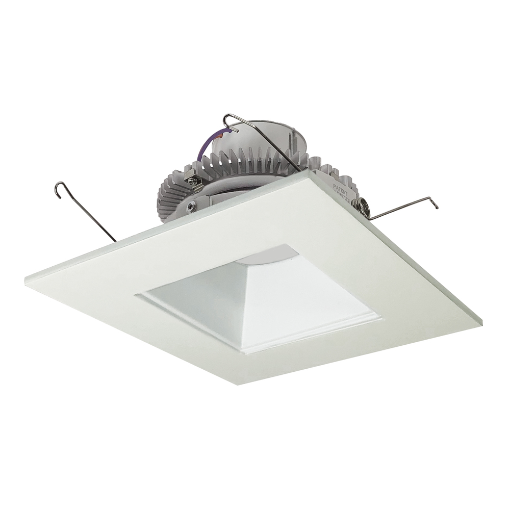 6&#34; Cobalt Click LED Retrofit, Square Reflector, 1000lm / 12W, 3500K, White Reflector / White