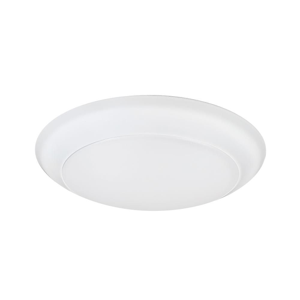 6&#34; AC Opal LED Surface Mount, 1100lm / 16.5W, 5000K, White finish