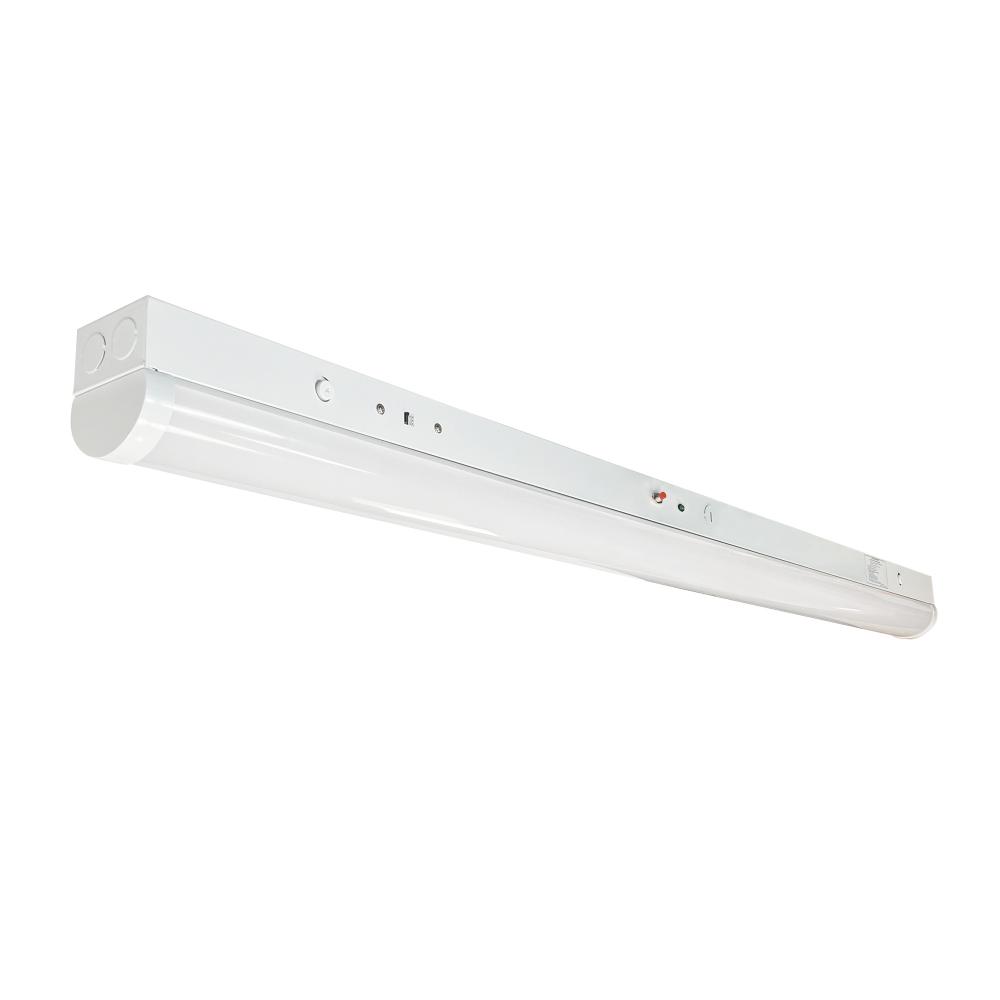 48&#34; LED Tunable Strip Light, 3300lm / 24W, Selectable CCT (30/35/40K), White finish, 120-277V