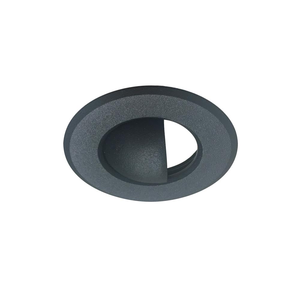 1&#34; Round M1 Scoop Trim, Black