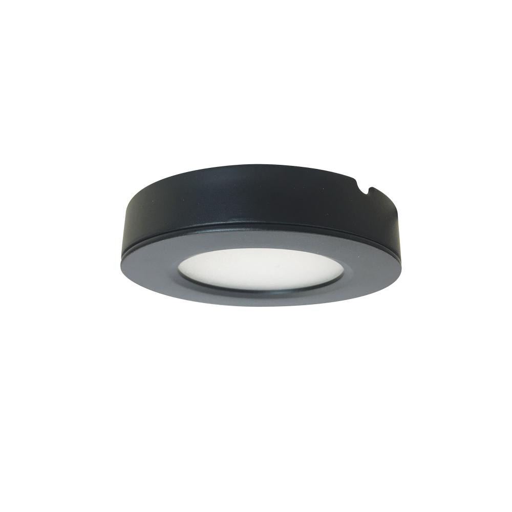 12V Josh LED Puck Light, 300lm / 3000K, Black Finish