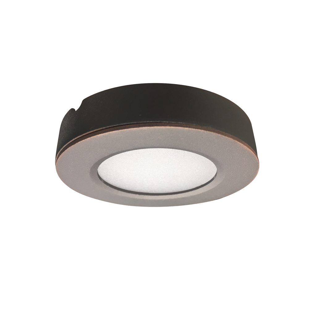 12V Josh LED Puck Light, 300lm / 2700K, Bronze Finish