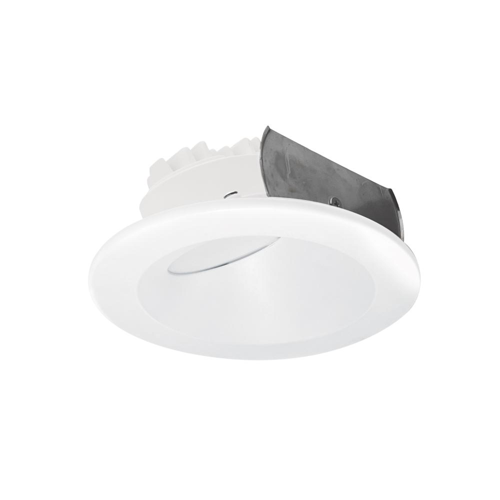 4&#34; AC Onyx Round Wall Wash LED Retrofit, 800lm / 11W, Selectable CCT, White Finish