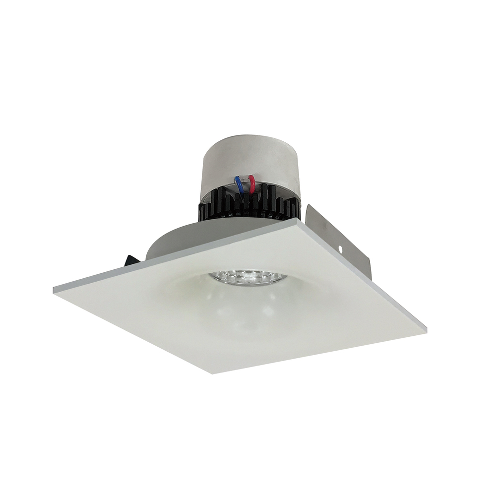 4&#34; Pearl LED Square Bullnose Retrofit, 1000lm / 12W, 2700K, White Finish