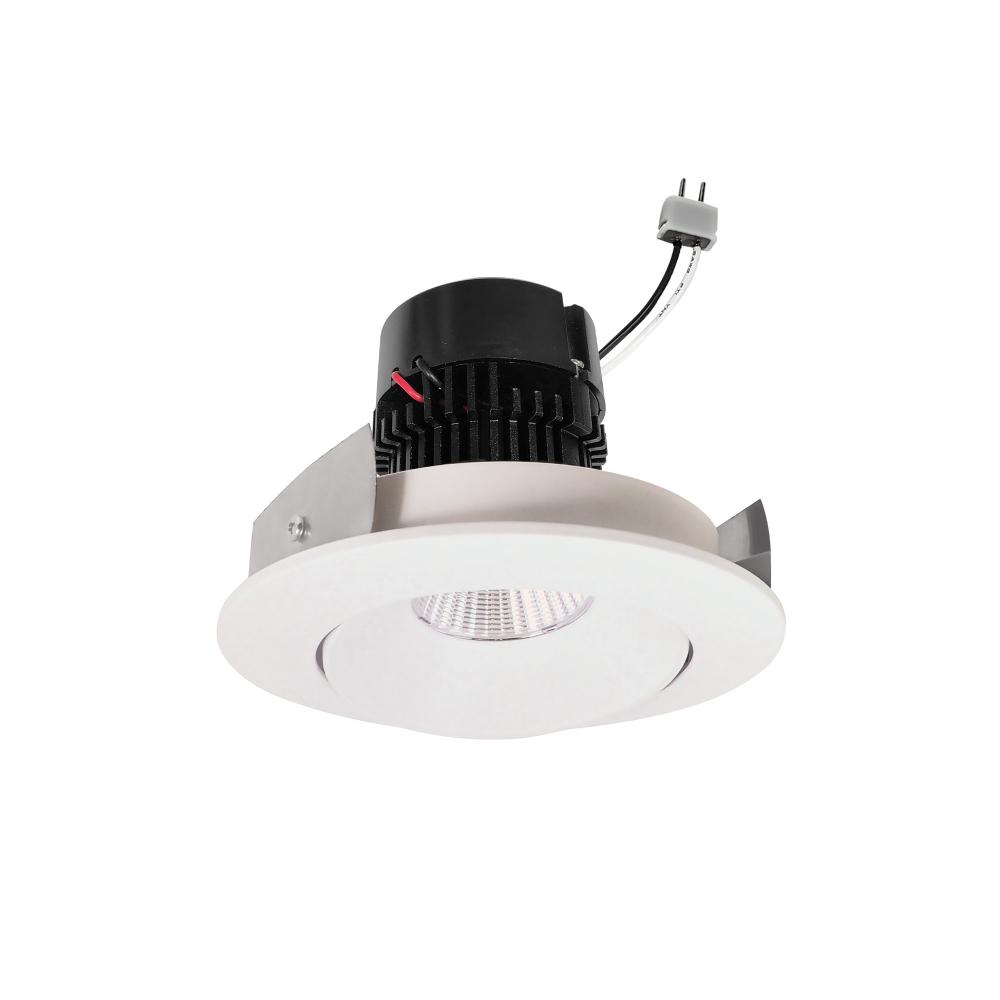 4&#34; Pearl Low Voltage LED Round Adjustable Cone Retrofit, 1200lm / 11W, 4000K, White Reflector /