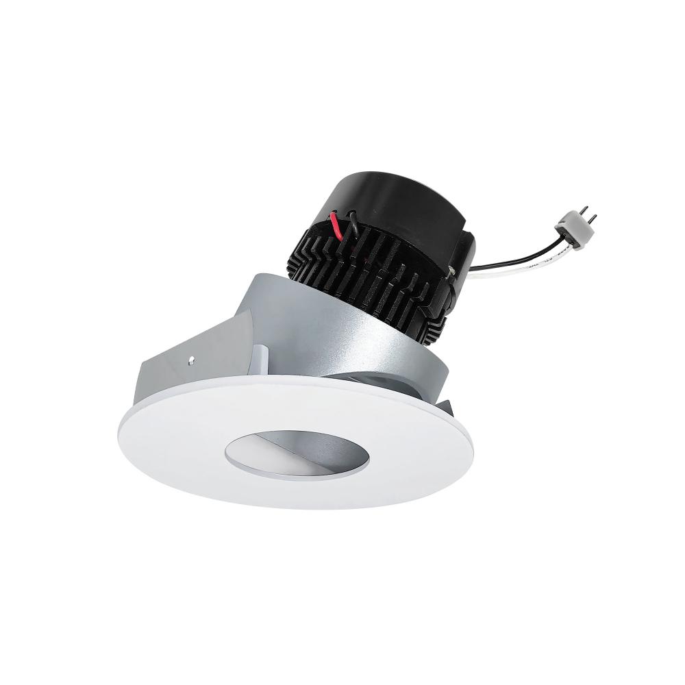 4&#34; Pearl Low Voltage LED Round Adjustable Pinhole Retrofit, 950lm / 11W, 3500K, Haze Pinhole /