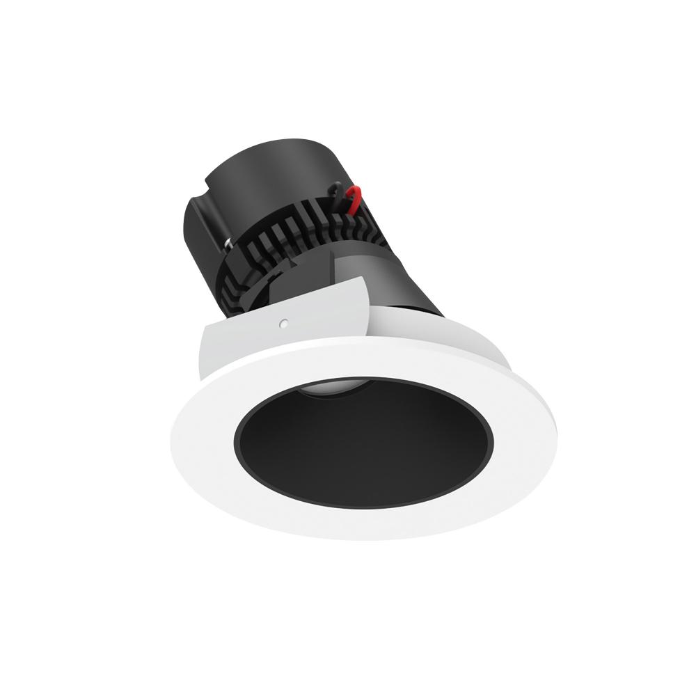 4&#34; Pearl Low Voltage LED Round Adjustable Slot Retrofit, 1050lm / 11W, 3000K, Black Reflector /