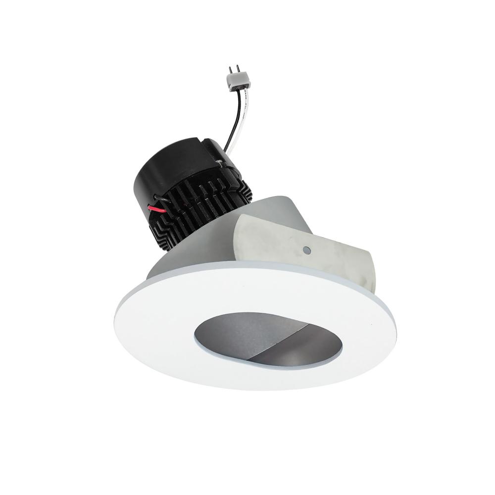 4&#34; Pearl Low Voltage LED Round Adjustable Slot Aperture Retrofit, 950lm / 11W, 3500K, Haze Slot