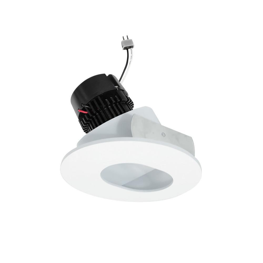 4&#34; Pearl Low Voltage LED Round Adjustable Slot Aperture Retrofit, 950lm / 11W, 2700K, Matte