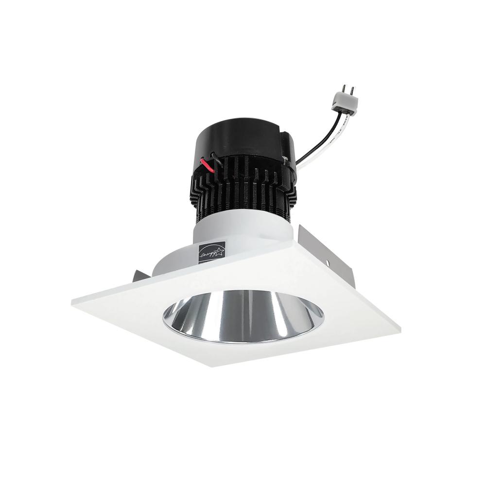 4&#34; Pearl Low Voltage LED Square Retrofit Reflector with Round Aperture, 700lm / 11W, Comfort