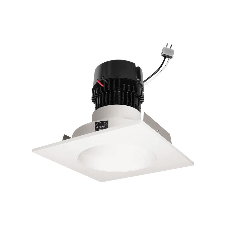 4&#34; Pearl Low Voltage LED Square Retrofit Reflector with Round Aperture, 1150lm / 11W, 3000K,