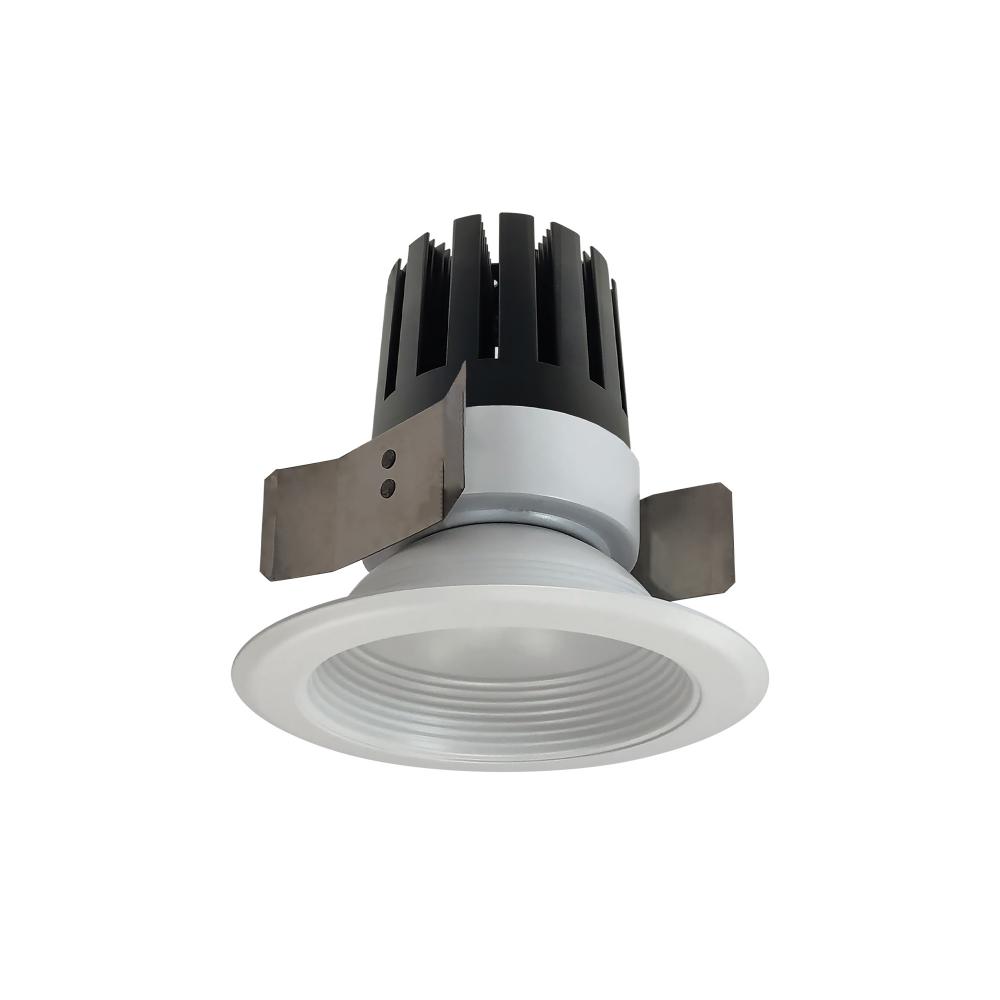 5&#34; Marquise III Round Baffle, 2500lm, 3000K, Flood Optic, White Baffle/White Flange
