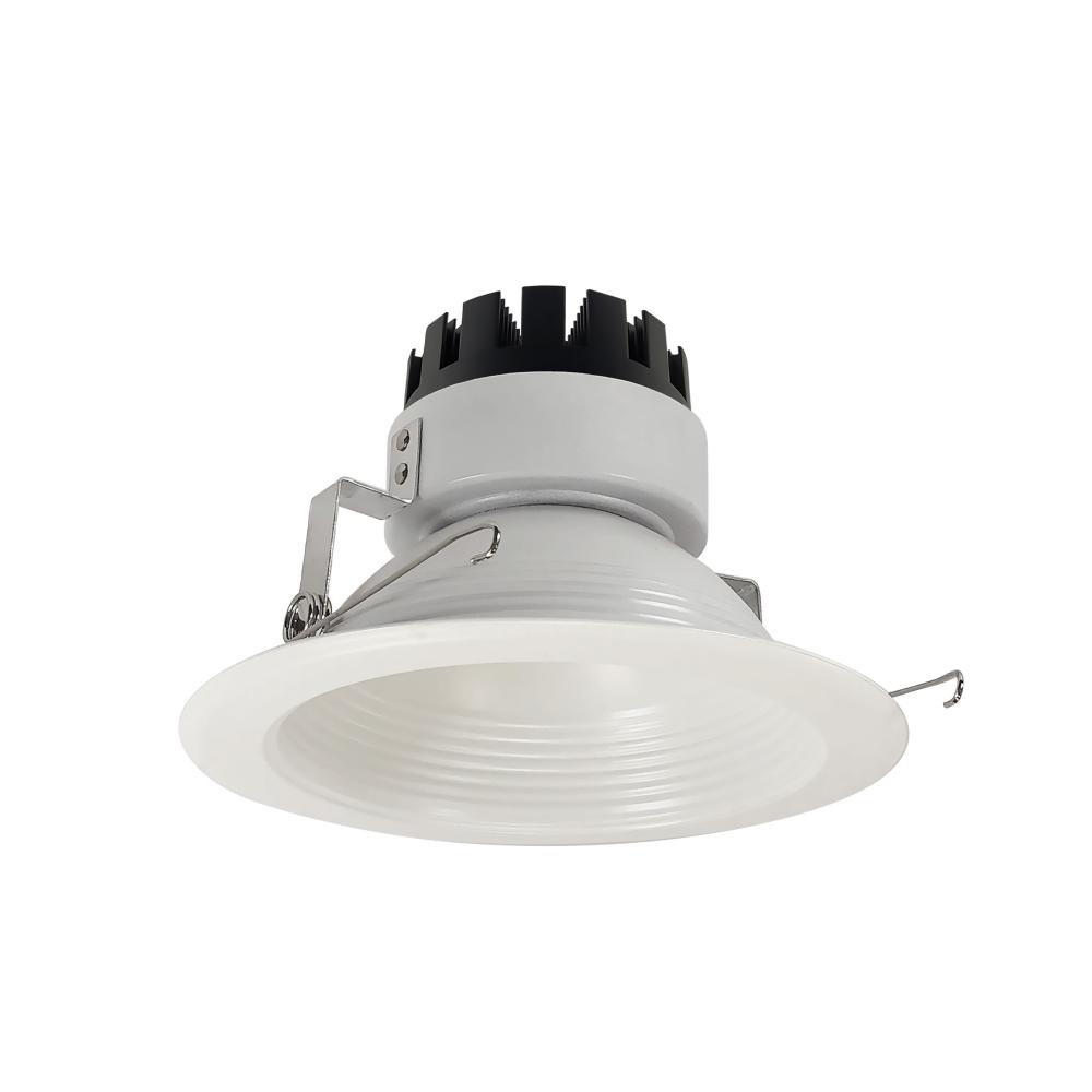 6&#34; Marquise III Round Baffle, 1500lm, 2700K, Narrow Flood Optic, White Baffle/White Flange