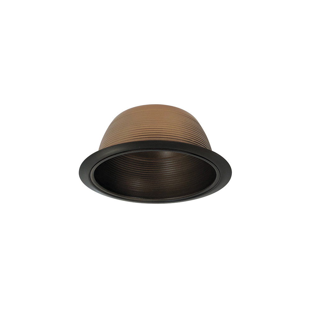 6&#34; BR/PAR30 Stepped Baffle w/ Metal Ring, Bronze