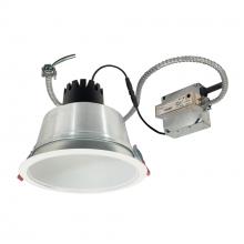 Nora NCR3-81L127FP01MPW - 8" Sapphire III Retrofit, Matte Powder White Reflector/Matte Powder White Flange, 120V; Phase