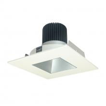 Nora NIO-4SNDSQ50XHW/10 - 4" Iolite LED Square Reflector with Square Aperture, 1000lm / 14W, 5000K, Haze Reflector / White