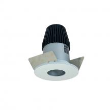 Nora NIOB-1RPH50XHZMPW - 1" Iolite LED BWF Round Pinhole, 600lm, 5000K, Haze Pinhole / Matte Powder White Flange