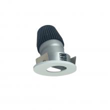 Nora NIOB-1RSL40XHZMPW - 1" Iolite LED BWF Round Adjustable Slot Aperture, 600lm, 4000K, Haze Slot Aperture / Matte