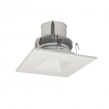 Nora NLCBC2-45630MPW/10EM - 4" Cobalt Click LED Retrofit, Square Reflector, 1000lm / 12W, 3000K, Matte Powder White