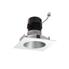 Nora NPRLV-4SNDCCDXHZMPW - 4" Pearl Low Voltage LED Square Retrofit Reflector with Round Aperture, 700lm / 11W, Comfort