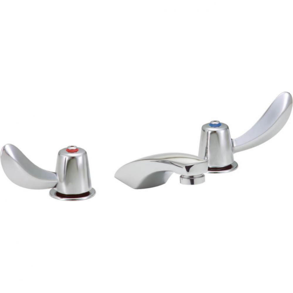 Commercial 23C1: Two Handle Widespread Bathroom Faucet - Less Pop-Up