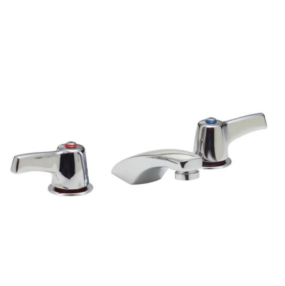 Commercial 23C1: Two Handle Widespread Bathroom Faucet - Less Pop-Up