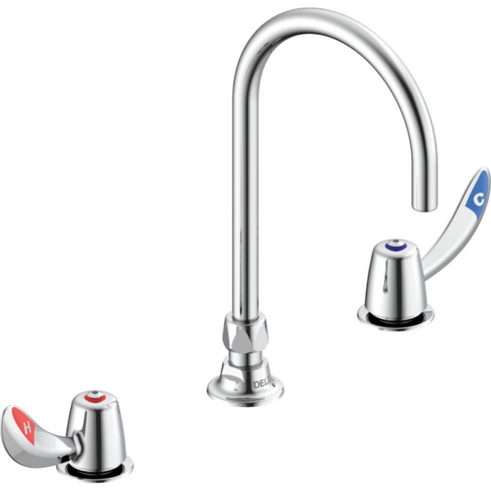 Commercial 23C6: TWO HANDLE WIDESPREAD Bathroom FAUCET