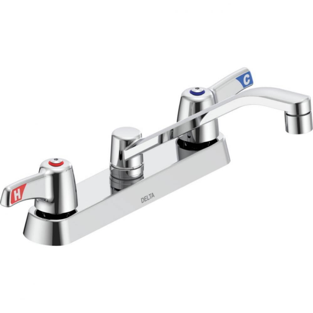 Commercial 26C3: Two Handle Deck-Mount Faucet