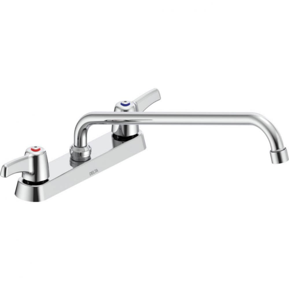 Commercial 26C3: Two Handle Deck-Mount Faucet