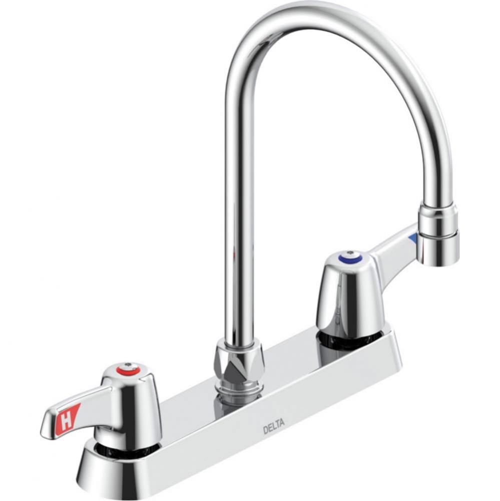 Commercial 26C3: Two Handle Deck-Mount Faucet