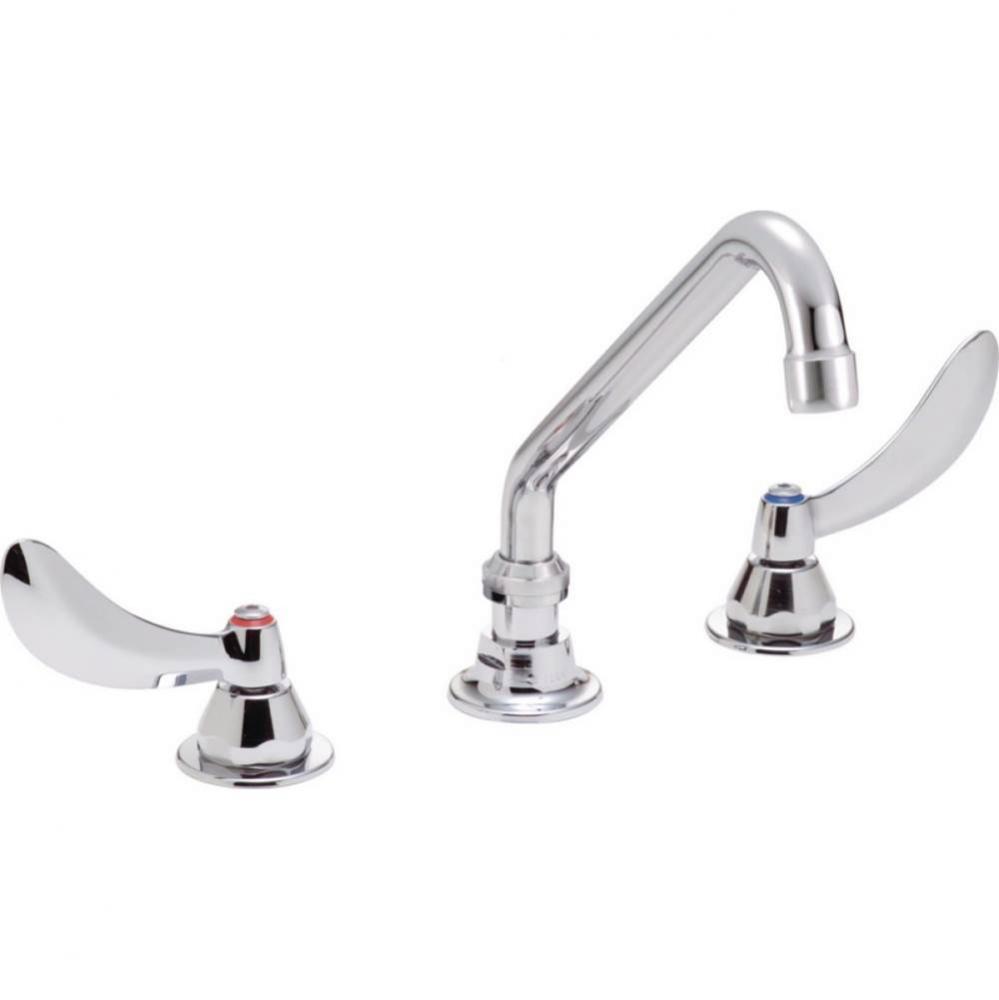 Commercial 27C1 / 27C2: Two Handle 8&apos;&apos; Below Deck Mount Faucet