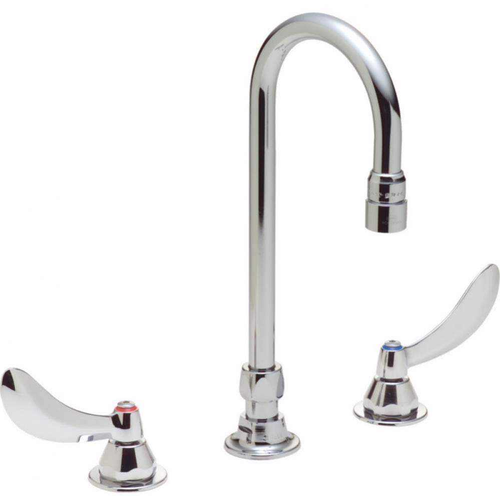 Commercial 27C1 / 27C2: Two Handle 8&apos;&apos; Below Deck Mount Faucet