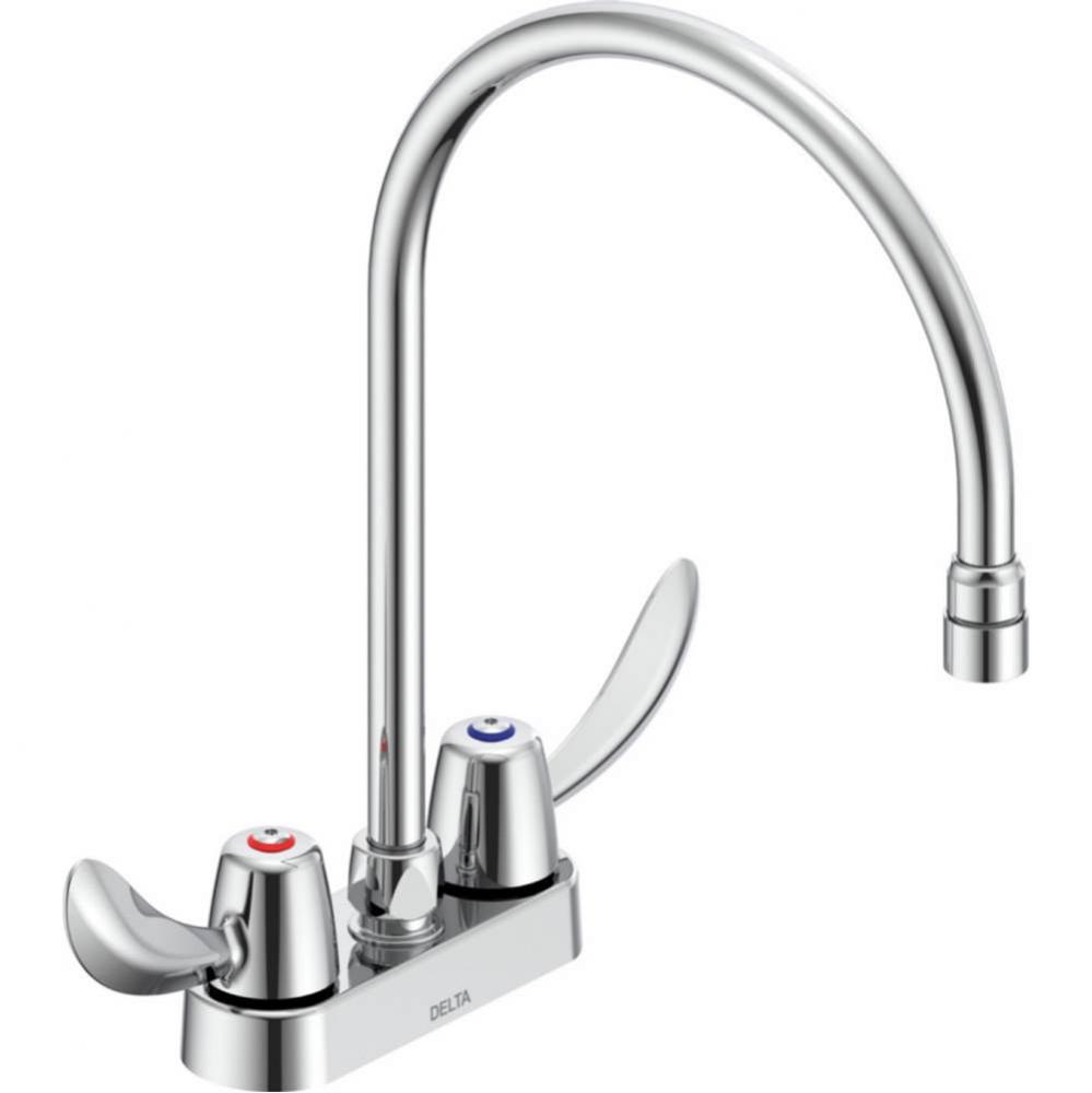 Commercial 27C4 / 27C5 / 27C6: Two Handle 4&apos;&apos; Deck Mount Faucet