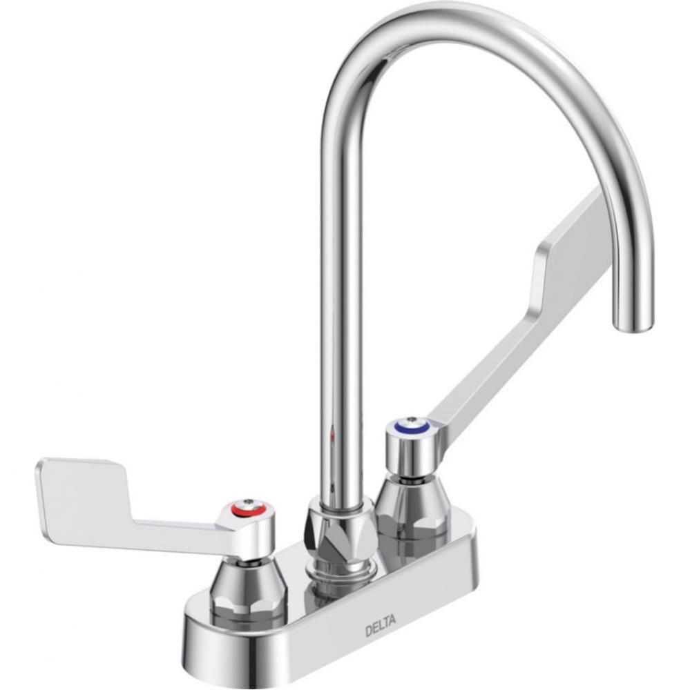 Commercial 27C4 / 27C5 / 27C6: Two Handle 4&apos;&apos; Deck Mount Faucet