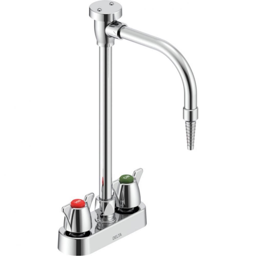 Commercial W67 Series Mixing Faucet: Two Handle 4&apos;&apos; Deck Mount Laboratory Mixing Faucet